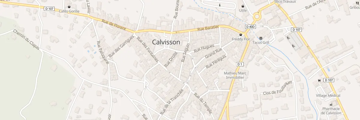 Plan du 3 Rue Seguin à Calvisson
