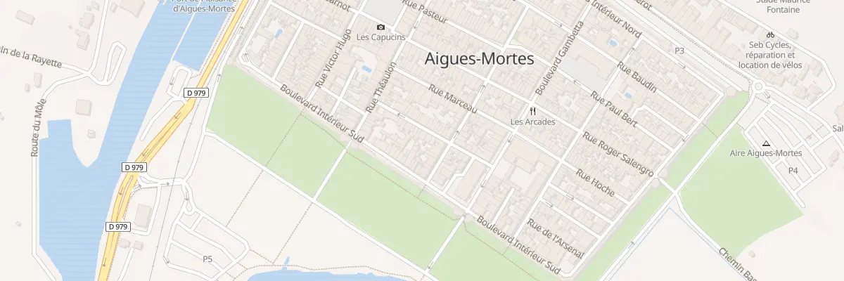 Plan du 16 Rue J J Rousseau à Aigues-Mortes