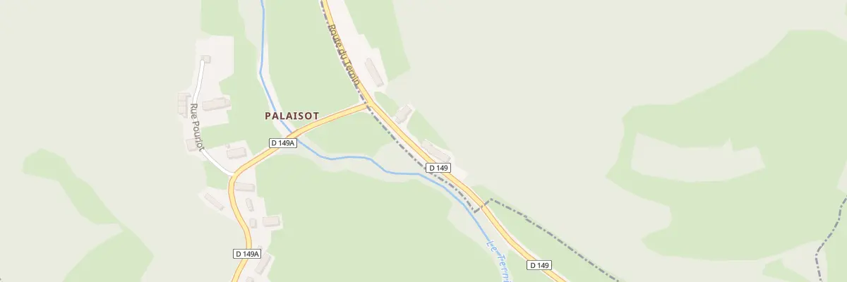 Plan du 135 Rte de Ternin à Moux-en-Morvan