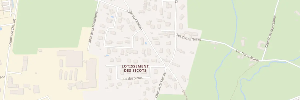 Plan du 55 All du Château à Balbigny