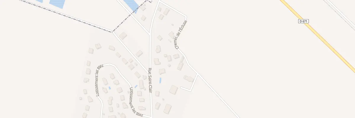 Plan du 3B Che de l’Ecluse à Vaudes