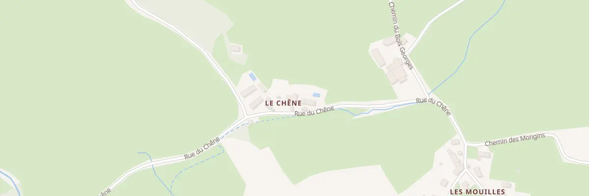 Plan du 5061 Le Chene à La Celle-en-Morvan