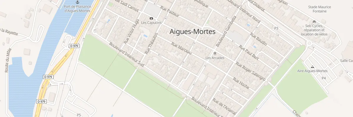 Plan du 11 Rue J J Rousseau à Aigues-Mortes