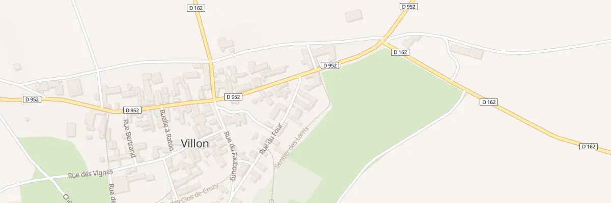 Plan du 5 Rue du Four à Villon