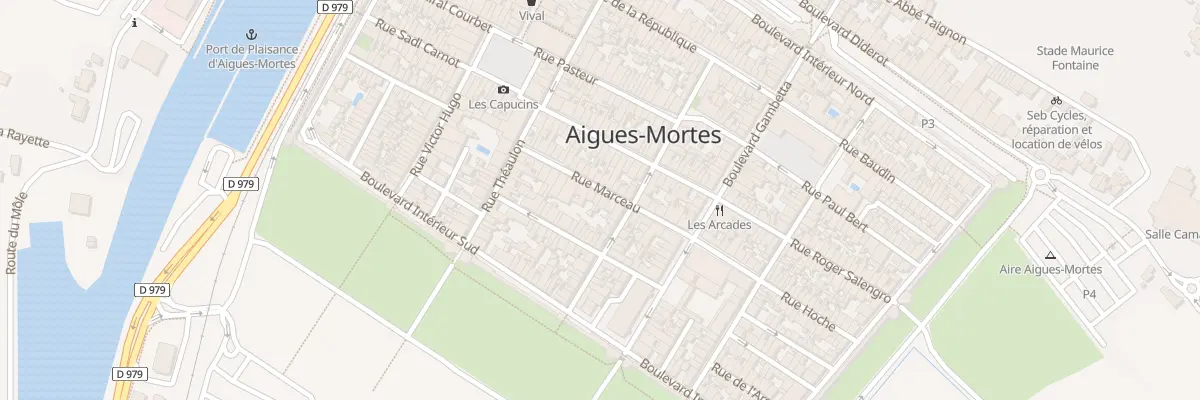 Plan du 16 Rue Marceau à Aigues-Mortes