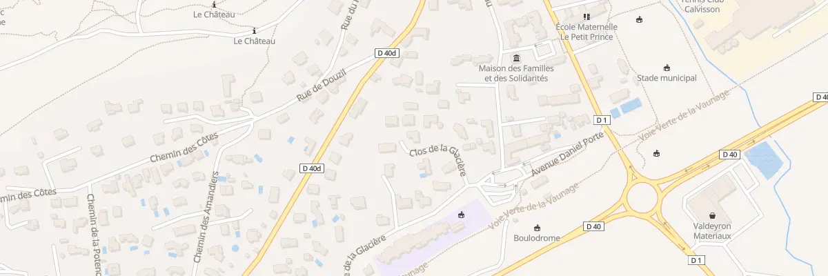 Plan du 4 Rue la Glacière à Calvisson