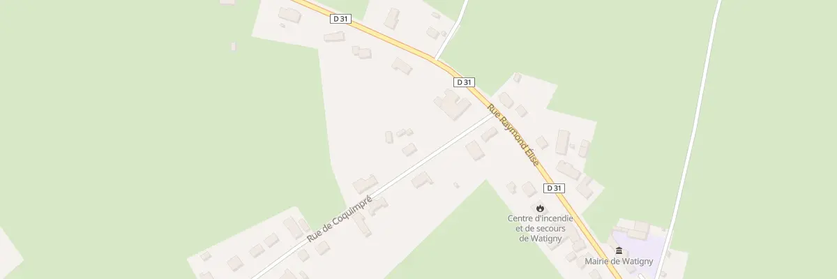 Plan du 2 Rue de Coquimpré à Watigny