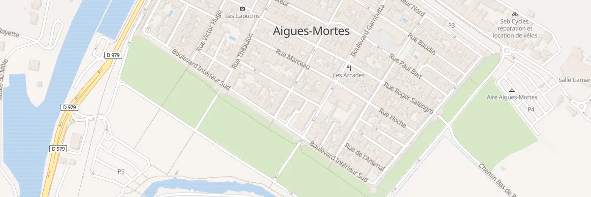 Plan du 2 Rue du 14 Juillet à Aigues-Mortes