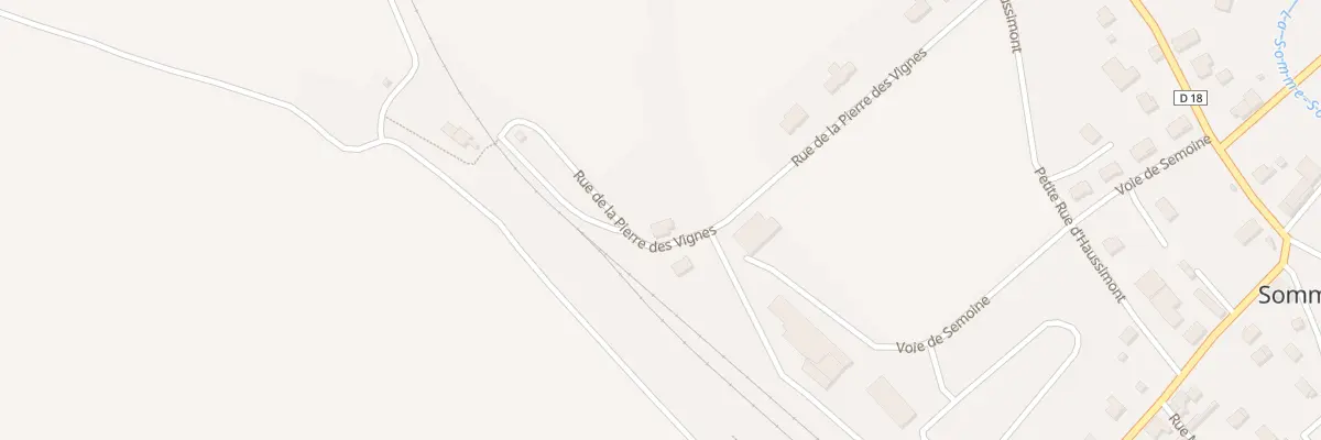 Plan du 18 Rue de la Pierre des Vignes à Sommesous