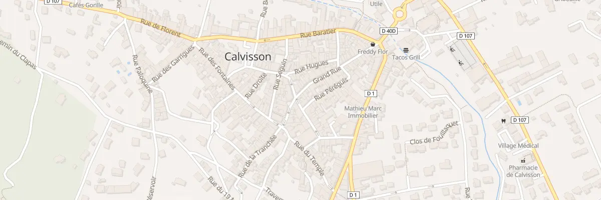 Plan du 49 Gr Grand Rue à Calvisson