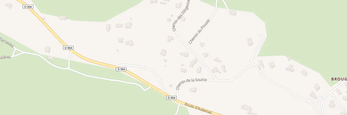 Plan du 1260 Che des Diligences à Saint-Brès