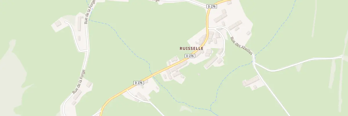 Plan du 3340 Rte de Ruisselle à Chissey-en-Morvan