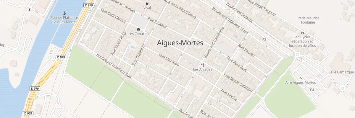 Plan du 18 Rue Louis Blanc à Aigues-Mortes