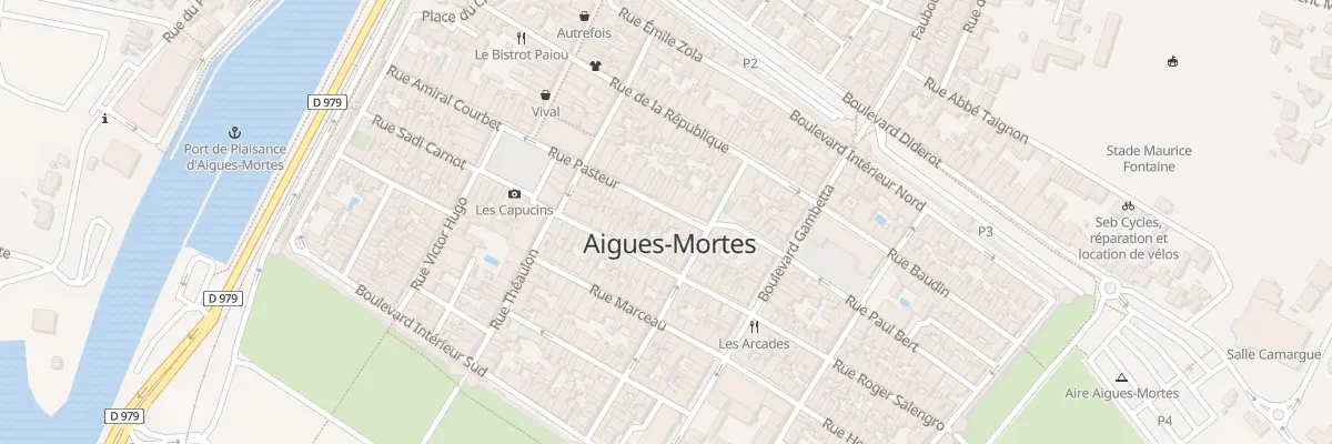 Plan du 28 Rue Pasteur à Aigues-Mortes
