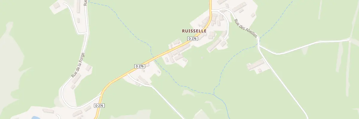 Plan du 3365 Rte de Ruisselle à Chissey-en-Morvan