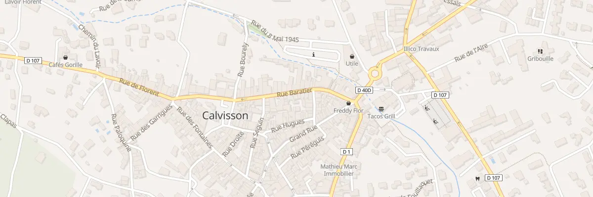 Plan du 17 Rue Baratier à Calvisson