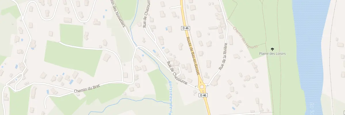 Plan du 134 Rue de Chazourne à Aurec-sur-Loire