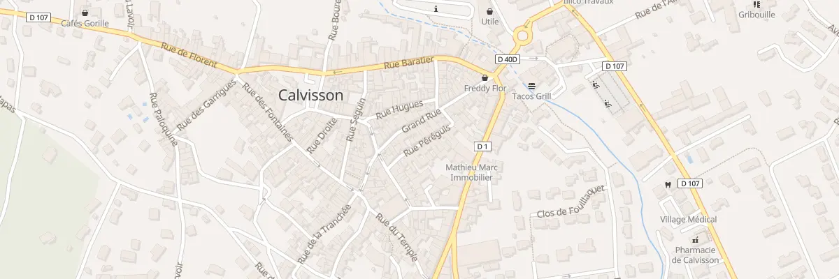 Plan du 5 Rue Periguis à Calvisson