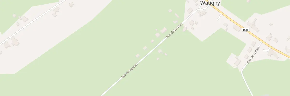 Plan du 10 Rue de Verdun à Watigny