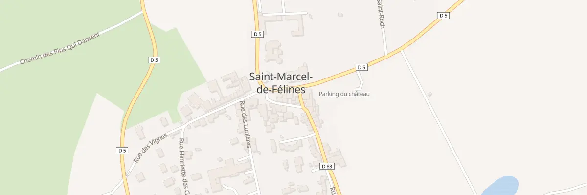 Plan du 5084 Le Bourg à Saint-Marcel-de-Félines