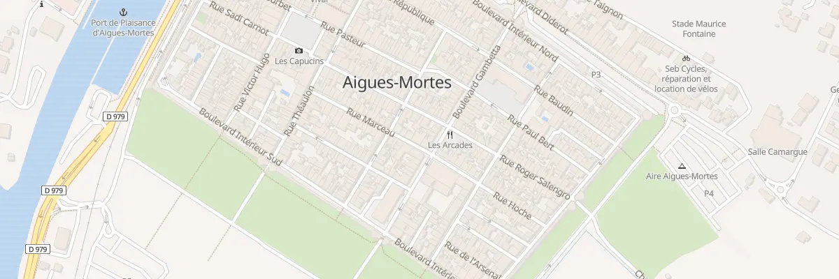 Plan du 23 Rue Marceau à Aigues-Mortes