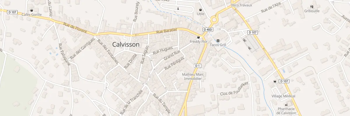 Plan du 7 Rue Periguis à Calvisson
