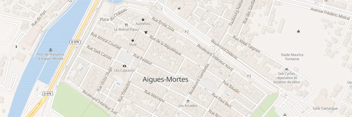 Plan du 30 Rue de la République à Aigues-Mortes
