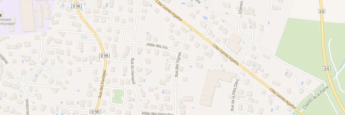 Plan du 4 Rue des Vignes à Sury-le-Comtal