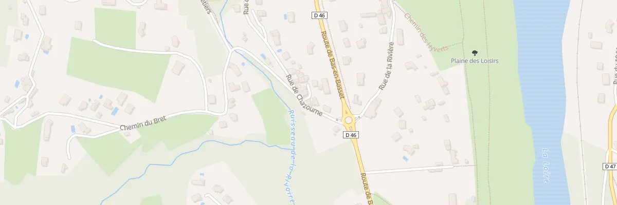 Plan du 70 Rue de Chazourne à Aurec-sur-Loire