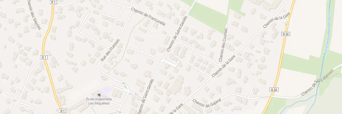 Plan du 5380 Che de Saint-genies à Saint-Mamert-du-Gard
