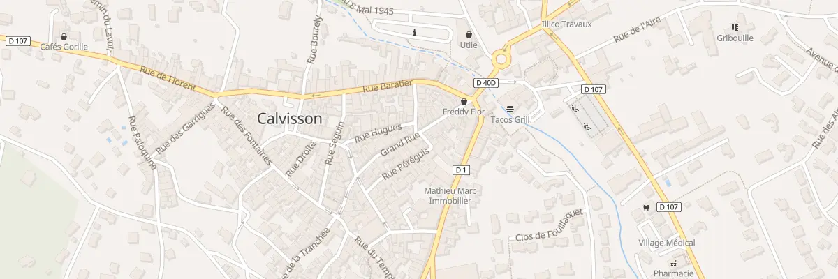 Plan du 23 Gr Grand Rue à Calvisson