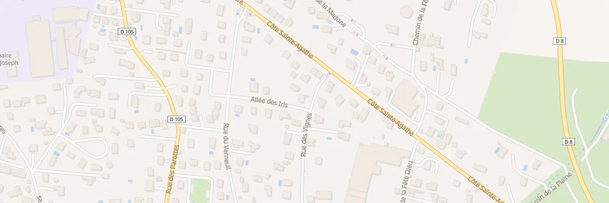 Plan du 2 Rue des Vignes à Sury-le-Comtal