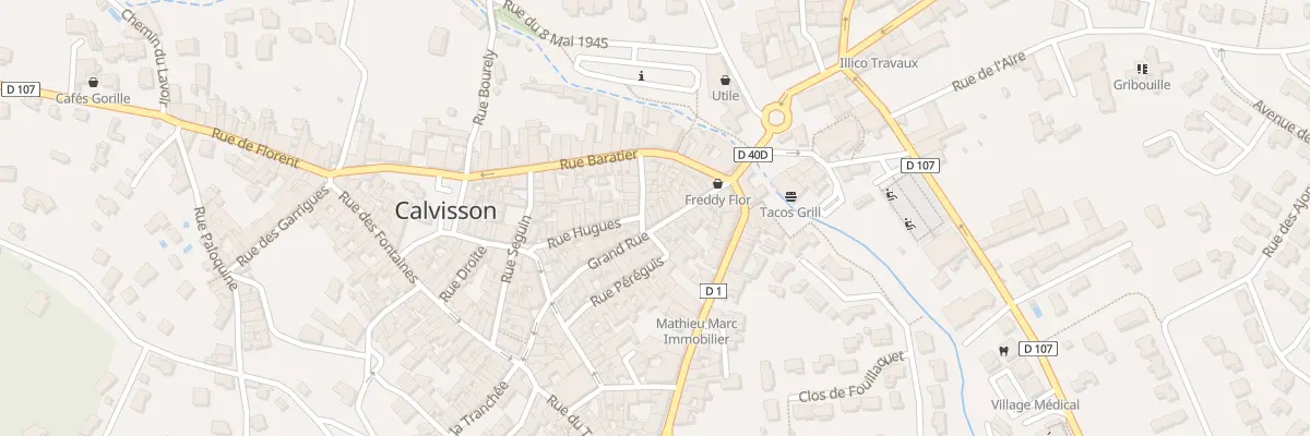 Plan du 24 Gr Grand Rue à Calvisson
