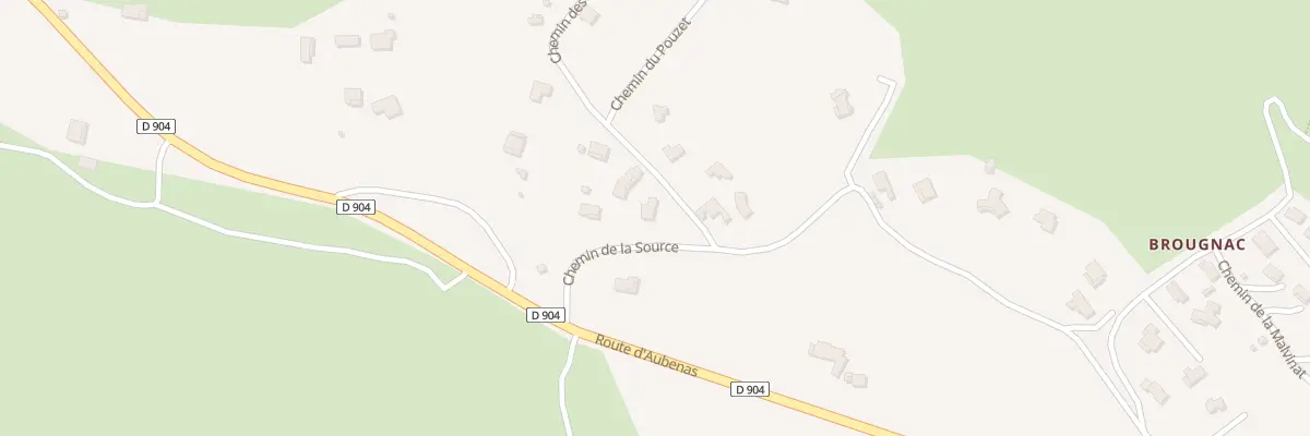 Plan du 1158 Che des Diligences à Saint-Brès