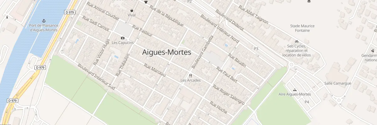 Plan du 28 Bd Gambetta à Aigues-Mortes