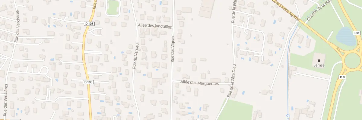 Plan du 27 Rue des Vignes à Sury-le-Comtal