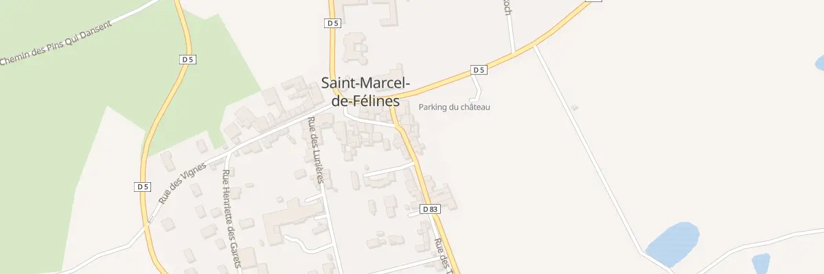 Plan du 5073 Le Bourg à Saint-Marcel-de-Félines