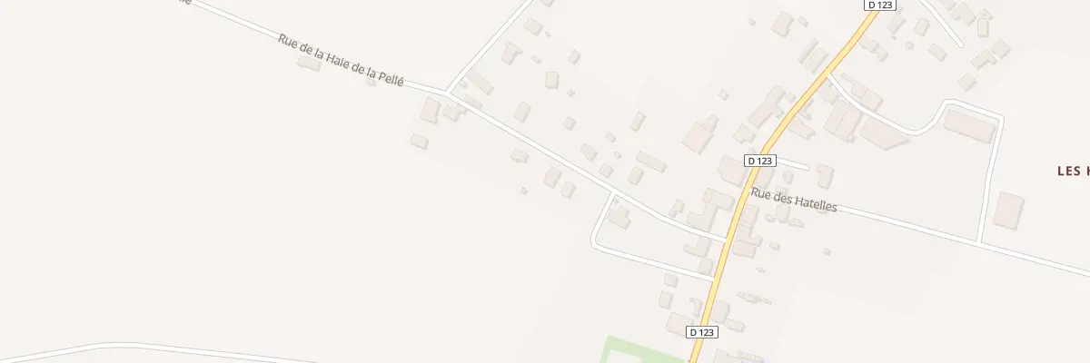 Plan du 1B Rue de la Haie de la Pelle à Montaulin
