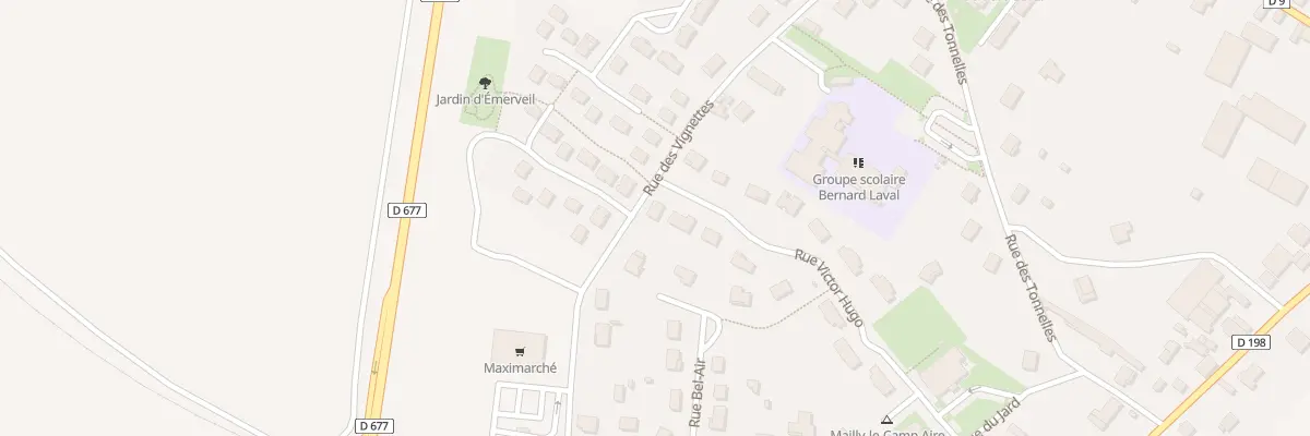 Plan du 21 Rue Victor Hugo à Mailly-le-Camp