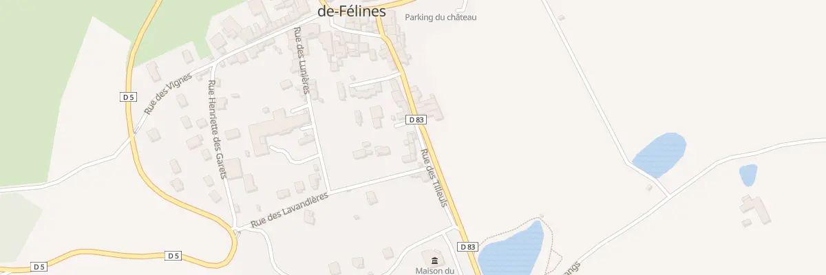 Plan du 2 Rue des Tilleuls à Saint-Marcel-de-Félines
