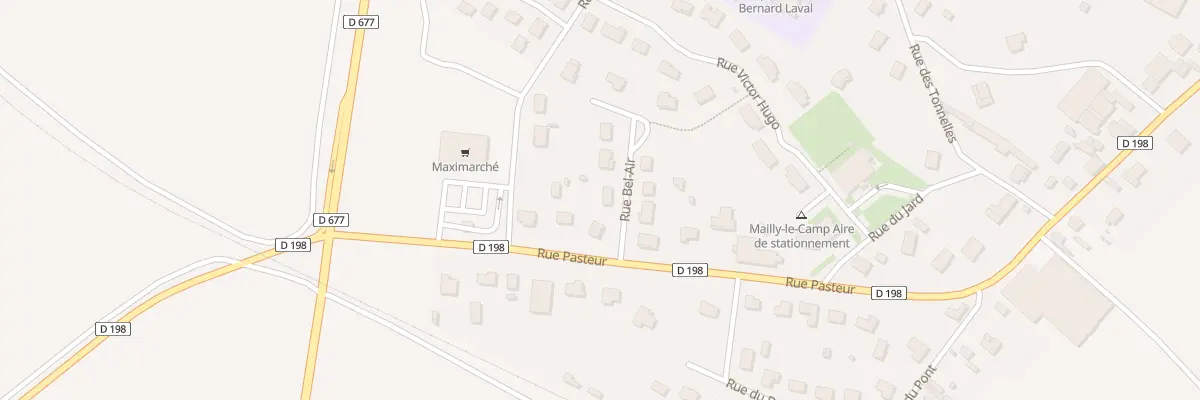 Plan du 3 Rue Bel Air à Mailly-le-Camp