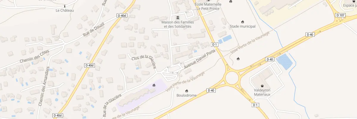 Plan du 14 Av Daniel Porte à Calvisson