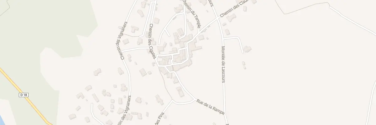 Plan du 30 Rue Albert Bernis à Cruviers-Lascours