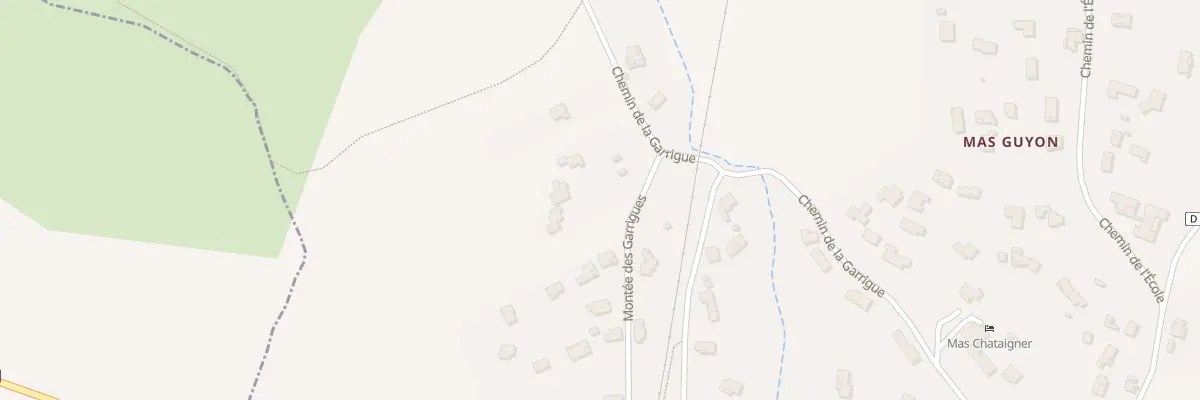 Plan du 259 Mte des Garrigues à Saint-Julien-de-Cassagnas