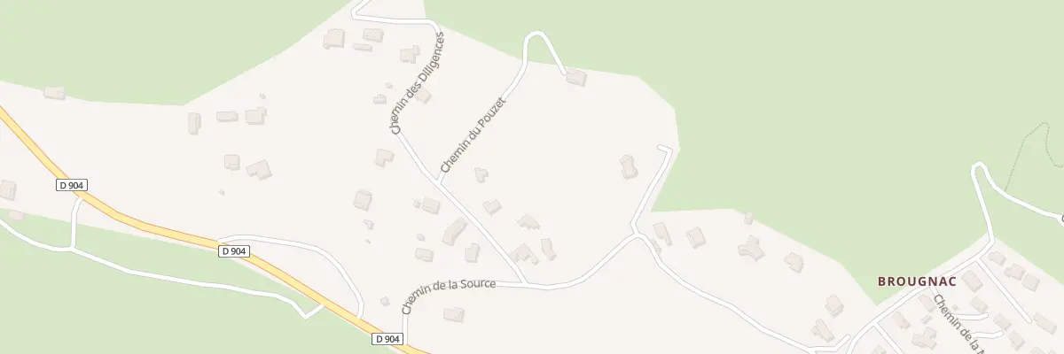 Plan du 1196 Che des Diligences à Saint-Brès
