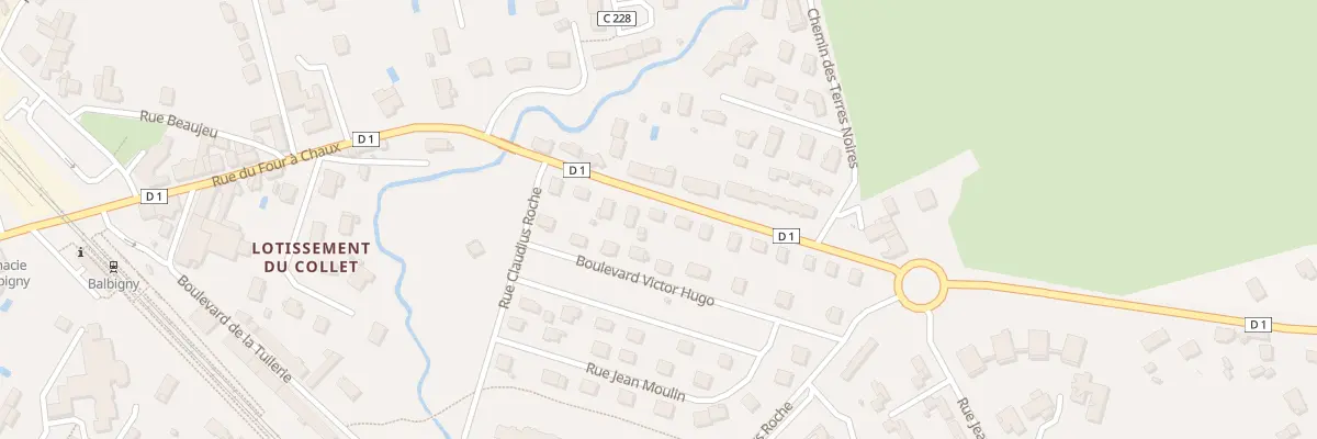Plan du 28 Rue du Four à Chaux à Balbigny