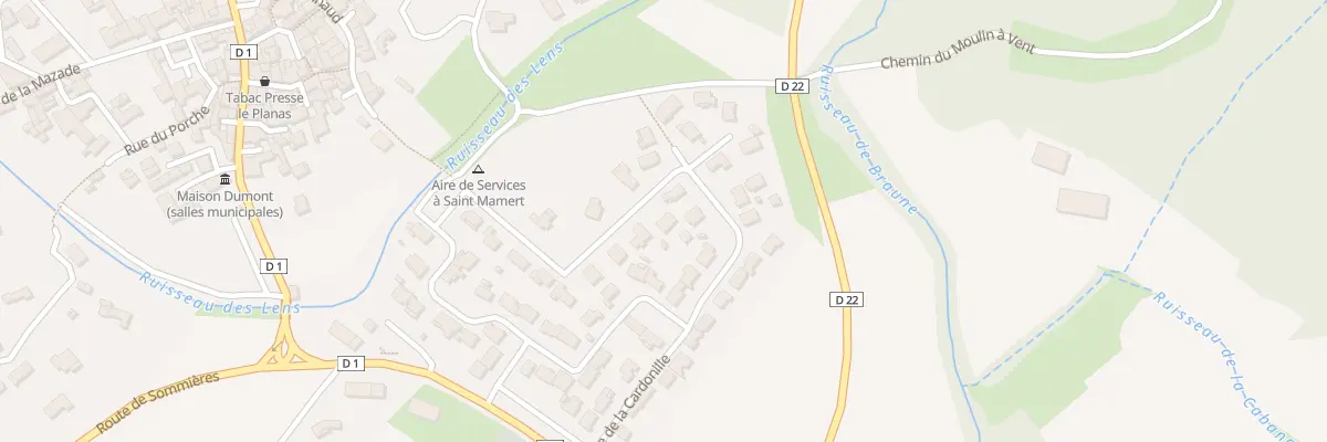 Plan du 21 Rue de la Cardonille à Saint-Mamert-du-Gard