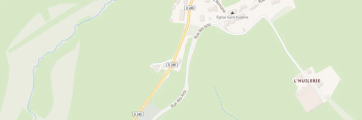 Plan du 5007 Le Bourg à Saint-Eugène