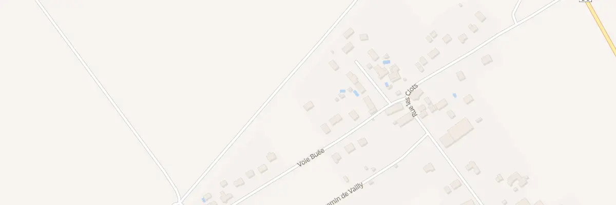 Plan du 8 Vc Buee à Assencières