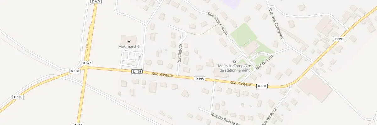 Plan du 4 Rue Bel Air à Mailly-le-Camp
